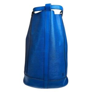 Louis Vuitton Vintage Blue Epi Leather Sling Bag One-Strap Backpack